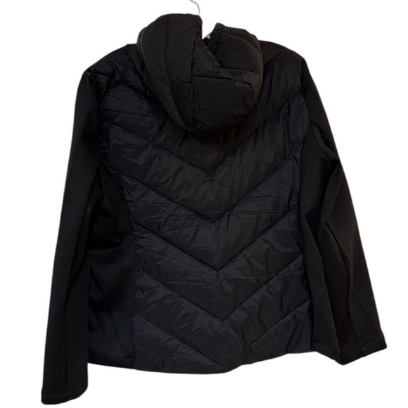 DKNY Women's Mixed Media Coat - Jacket NWT XL - Picture 5 of 15